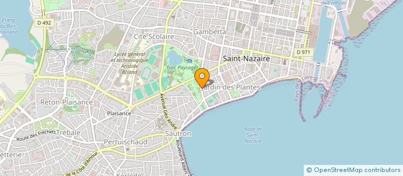 localisation de l'entreprise IMMO ATLANTIQUE  SAINT-NAZAIRE