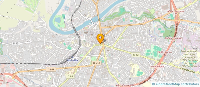 localisation de l'entreprise IMMO AVENIR à ALBI