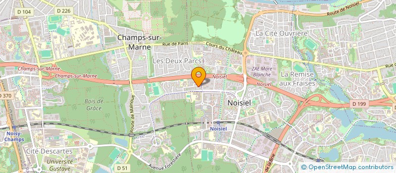 localisation de l'entreprise IMMO AVENIR  CHAMPS-SUR-MARNE