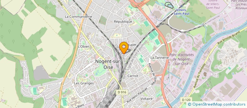 localisation de l'entreprise IMMO AVNI  NOGENT-SUR-OISE