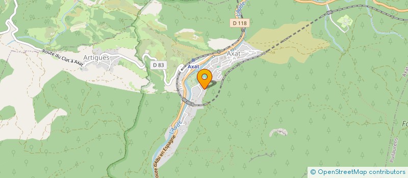localisation de l'entreprise IMMO AXAT  AXAT