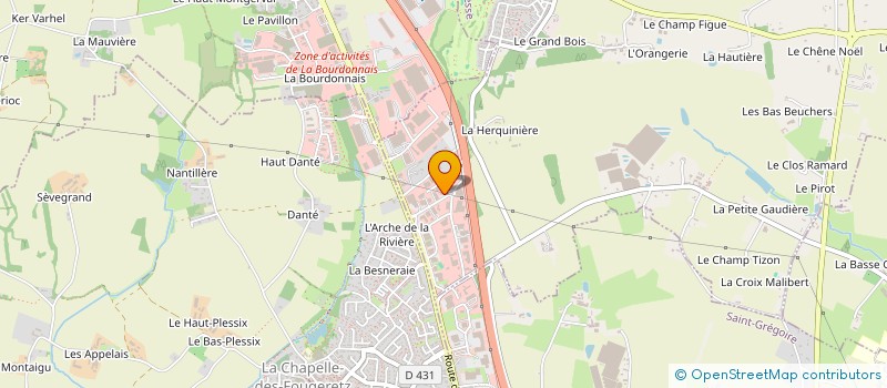 localisation de l'entreprise IMMO B  MELESSE