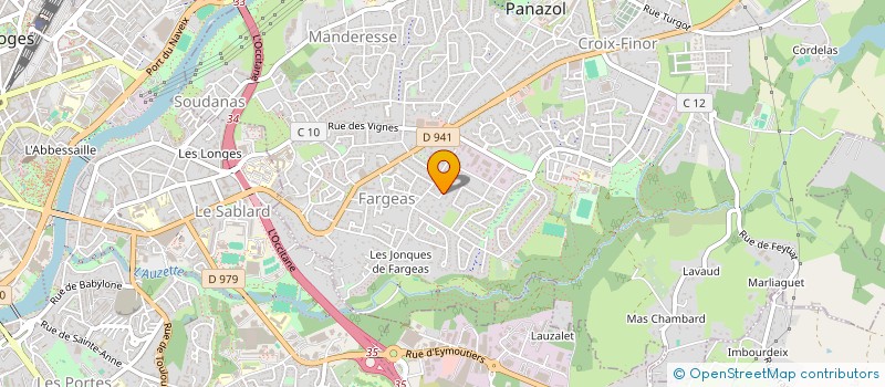 localisation de l'entreprise IMMO-B à PANAZOL