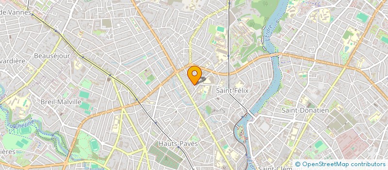 localisation de l'entreprise IMMO B à NANTES