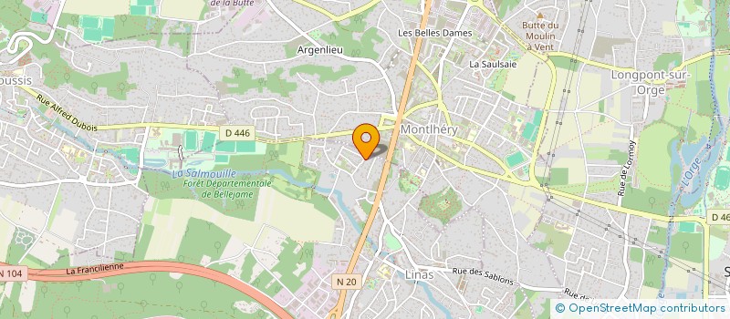 localisation de l'entreprise IMMO'B  LINAS