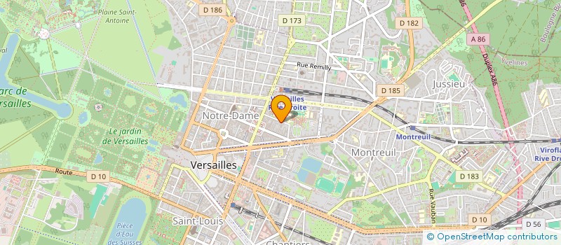 localisation de l'entreprise IMMO B à VERSAILLES
