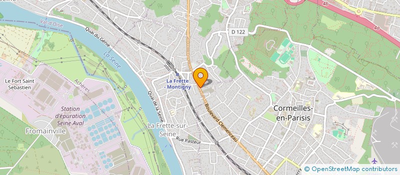 localisation de l'entreprise IMMO B.A.R.  CORMEILLES-EN-PARISIS