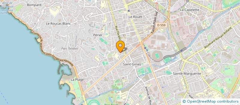 localisation de l'entreprise IMMO B. CONCEPT SUD à MARSEILLE