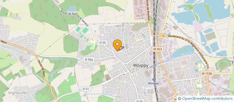 localisation de l'entreprise IMMO B-E  WOIPPY