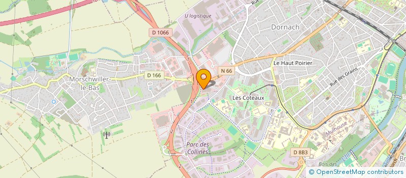 localisation de l'entreprise IMMO BAAL  MULHOUSE