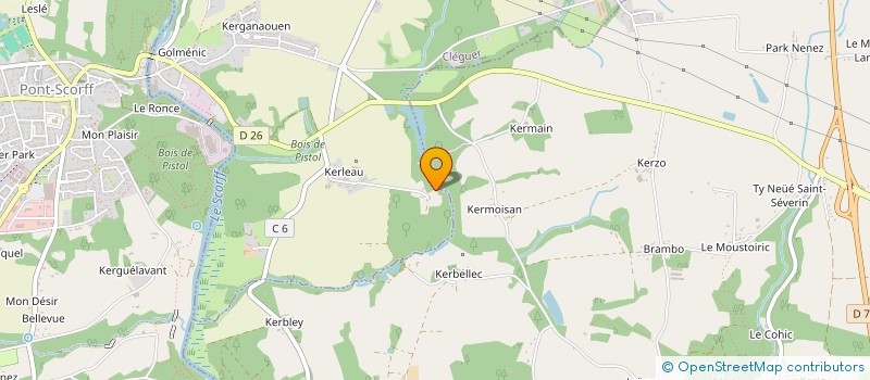 localisation de l'entreprise IMMO BAGO  CLEGUER