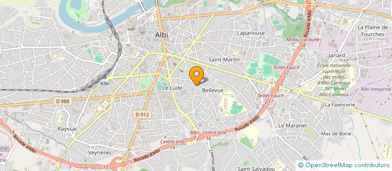 localisation de l'entreprise IMMO BALLARIO à ALBI