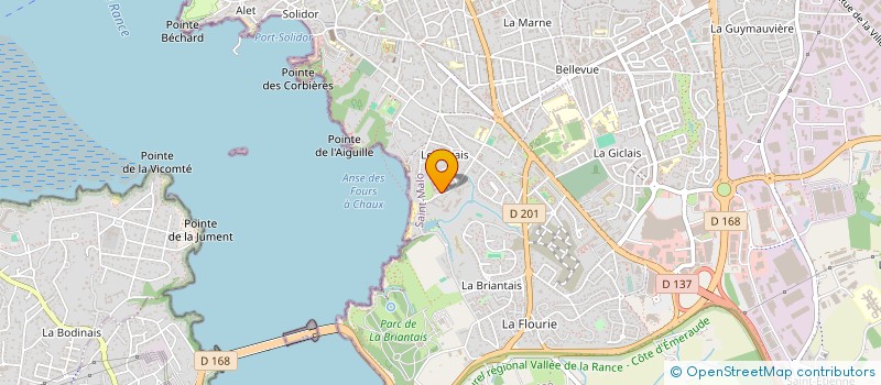 localisation de l'entreprise IMMO BALNEO  SAINT-MALO