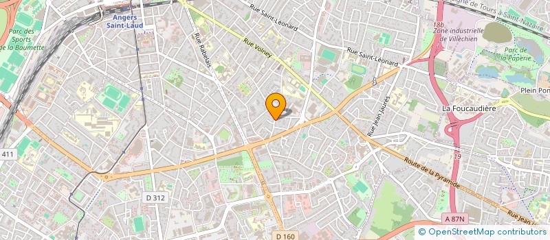localisation de l'entreprise IMMO BARDIN à ANGERS