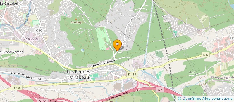 localisation de l'entreprise IMMO-BARNOUINS à LES PENNES-MIRABEAU
