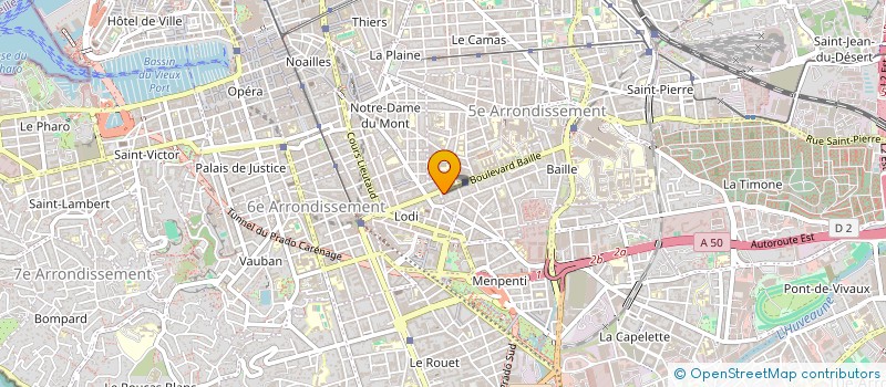localisation de l'entreprise IMMO-BAT à MARSEILLE