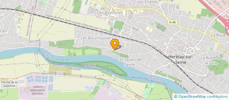 localisation de l'entreprise IMMO-BAT 95  HERBLAY-SUR-SEINE