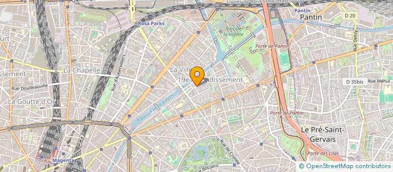 localisation de l'entreprise IMMO BATI FRANCE  PARIS