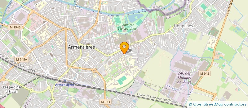 localisation de l'entreprise IMMO BATIM  ARMENTIERES