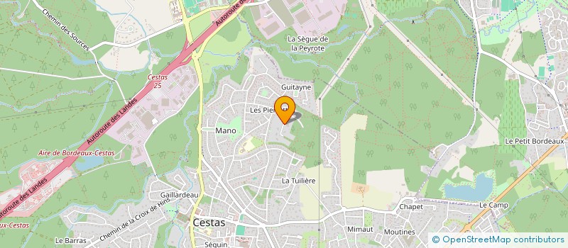 localisation de l'entreprise IMMO BEGLES  CESTAS