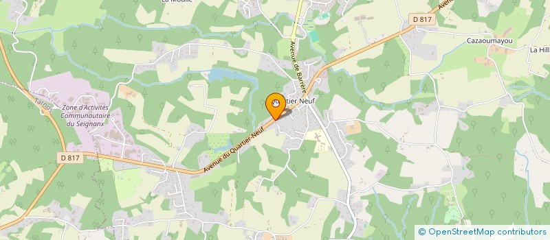 localisation de l'entreprise IMMO BIARRITZ  SAINT-MARTIN-DE-SEIGNANX