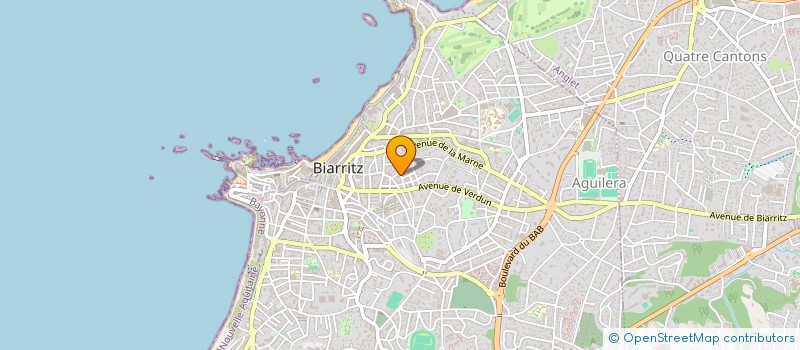 localisation de l'entreprise IMMO BIARRITZ HOTEL à BIARRITZ