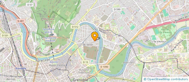 localisation de l'entreprise IMMO BIZA  GRENOBLE