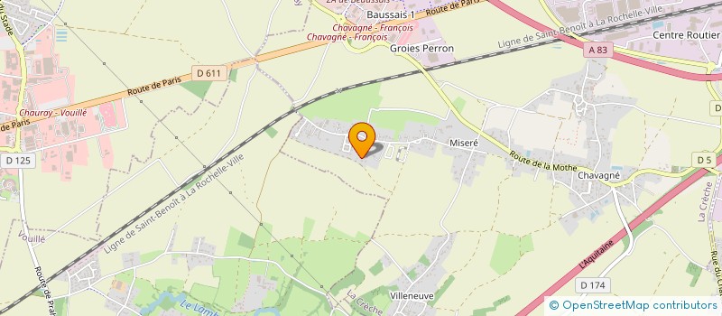 localisation de l'entreprise IMMO BJ  LA CRECHE