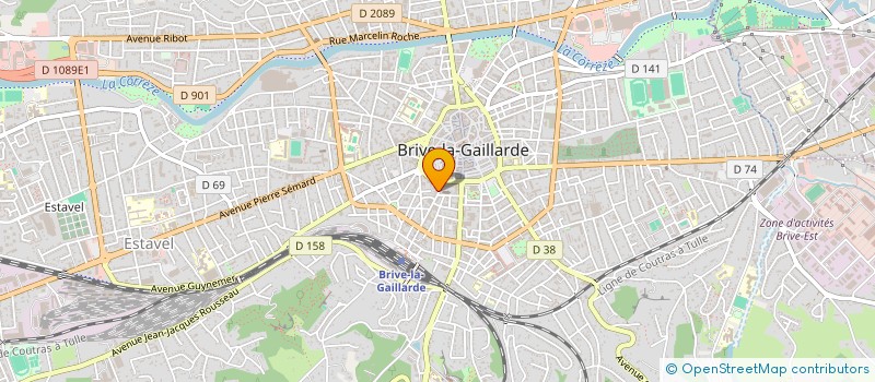 localisation de l'entreprise IMMO BJLF  BRIVE-LA-GAILLARDE