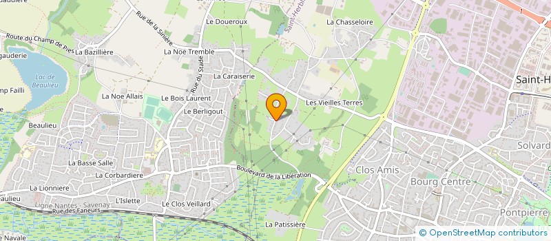 localisation de l'entreprise IMMO BLATIN à SAINT-HERBLAIN