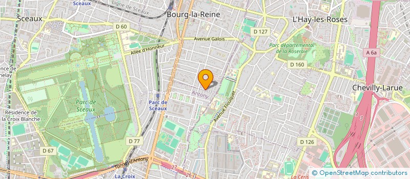 localisation de l'entreprise IMMO BLR à BOURG-LA-REINE