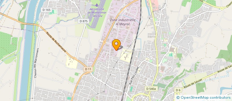 localisation de l'entreprise IMMO BNK à MONTELIMAR