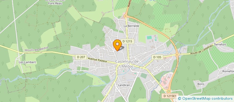 localisation de l'entreprise IMMO BONI  CASTELNAU-DE-MEDOC