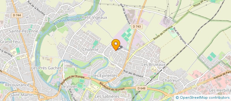 localisation de l'entreprise IMMO BONO  NIORT