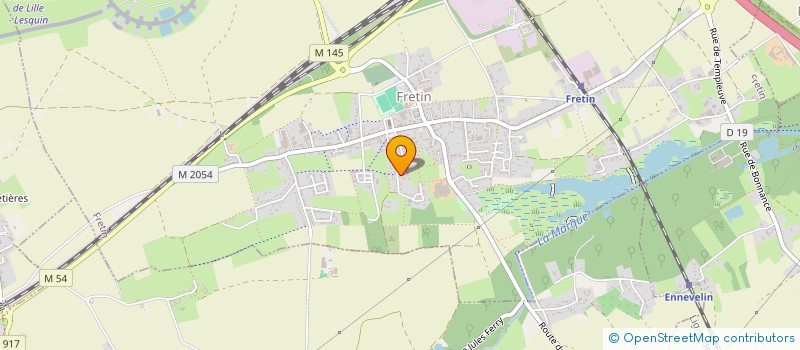 localisation de l'entreprise IMMO BOU à FRETIN