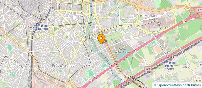 localisation de l'entreprise IMMO-BOX à MONTPELLIER