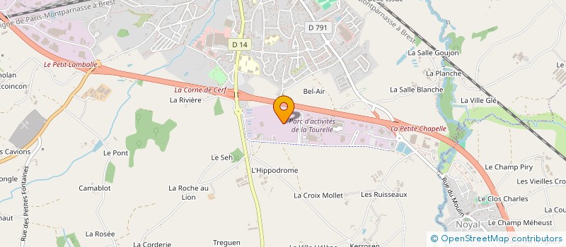 localisation de l'entreprise IMMO BREIZH  LAMBALLE-ARMOR