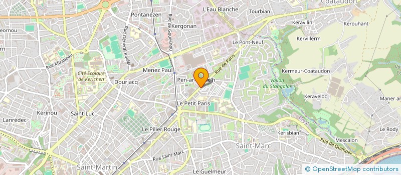 localisation de l'entreprise IMMO BREIZH à BREST