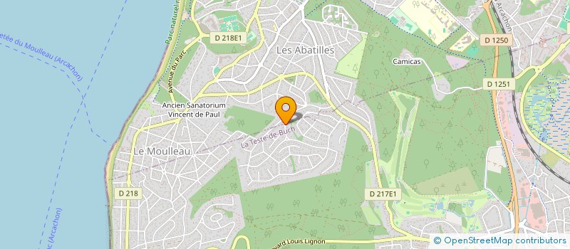 localisation de l'entreprise IMMO BRENS à LA TESTE-DE-BUCH