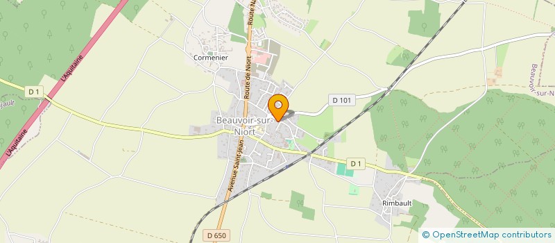 localisation de l'entreprise IMMO BSN  BEAUVOIR-SUR-NIORT