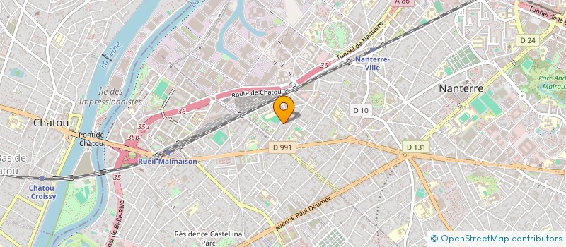 localisation de l'entreprise IMMO-BUILD LAMARTINE  NANTERRE