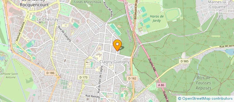 localisation de l'entreprise IMMO & BULLES à VERSAILLES