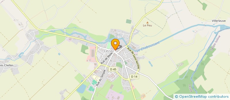 localisation de l'entreprise IMMO BUX  LEZAY