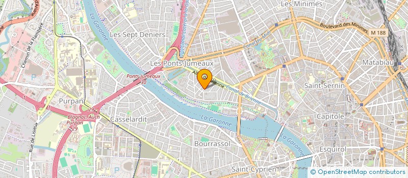 localisation de l'entreprise IMMO CABANIS à TOULOUSE