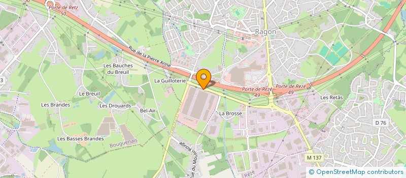 localisation de l'entreprise IMMO-CAD  REZE