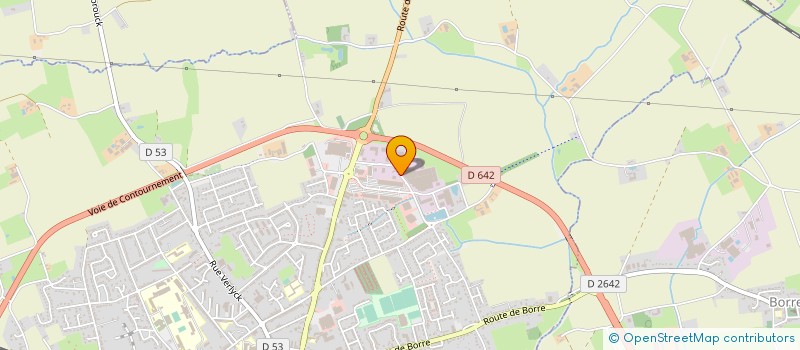 localisation de l'entreprise IMMO CALLENS  HAZEBROUCK