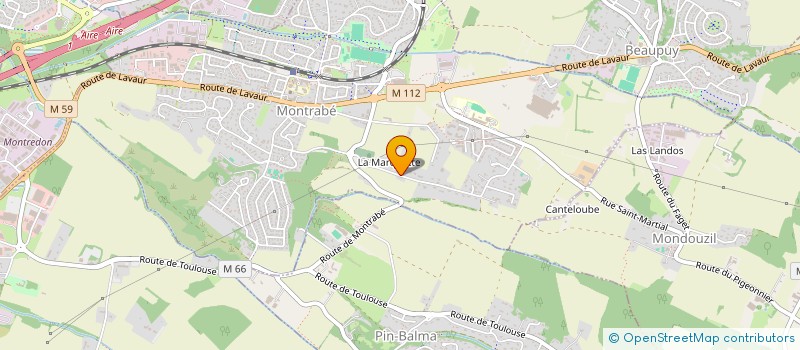 localisation de l'entreprise IMMO CALYPSO 13  MONTRABE