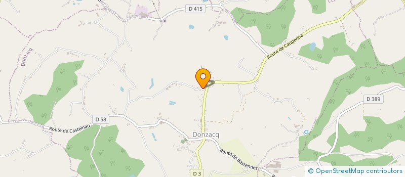 localisation de l'entreprise IMMO CAM  DONZACQ