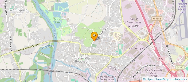 localisation de l'entreprise IMMO CAM  ANDREZIEUX-BOUTHEON