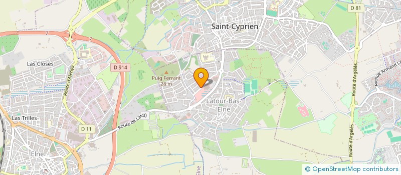 localisation de l'entreprise IMMO CANET  ELNE